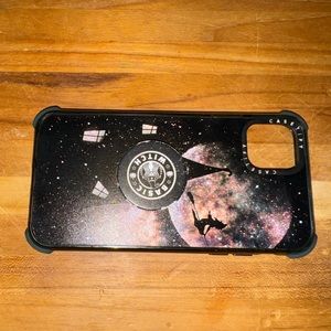 Casetify Night Sky Witch Silhouette IPhone 11 Pro Max case w/Witch Pop Socket